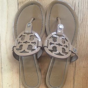 Brown Tory Burch Miller Sandals